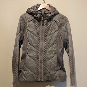 Athleta Gray Quilted Jacket